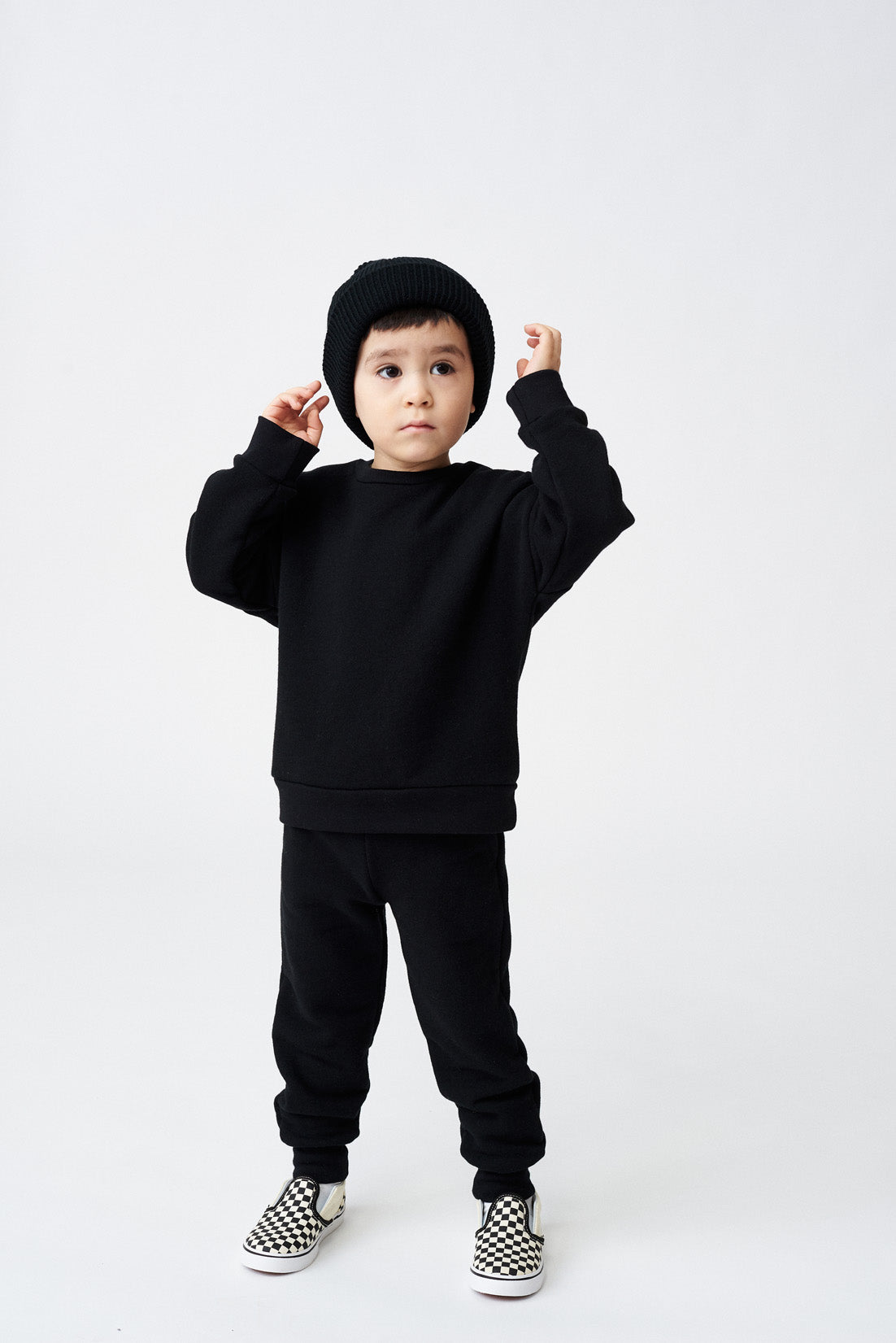 PbK2103 Kids Organic French Terry Crewneck
