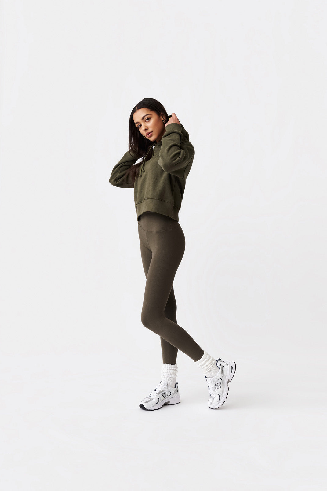 Pb1906 Organic French Terry Crop Hoodie