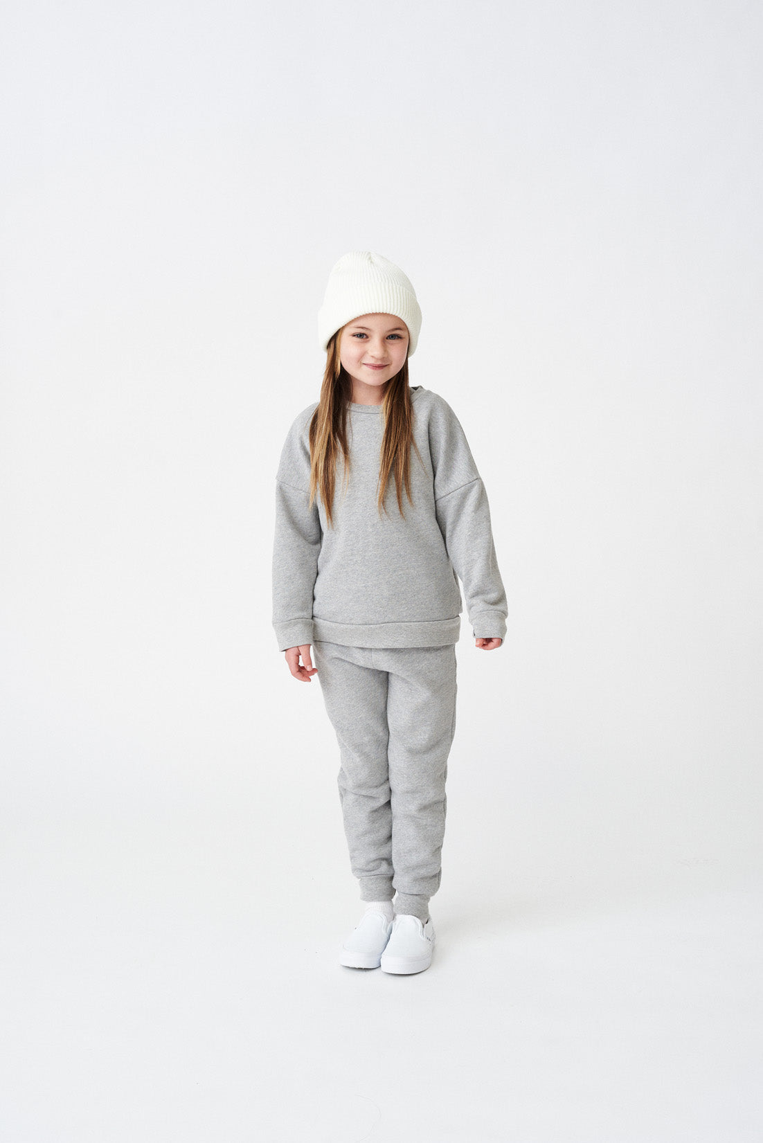 PbK2103 Kids Organic French Terry Crewneck